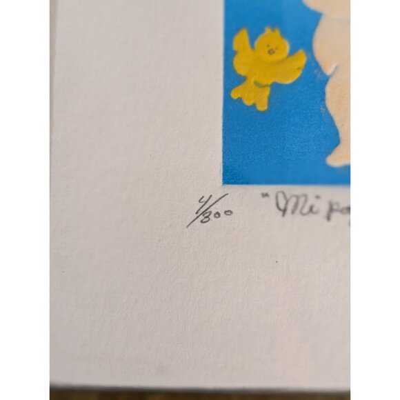 Rocio Pindter Mi Pajarito Limited Edition Print Framed 'My little bird' - Picture 5 of 14